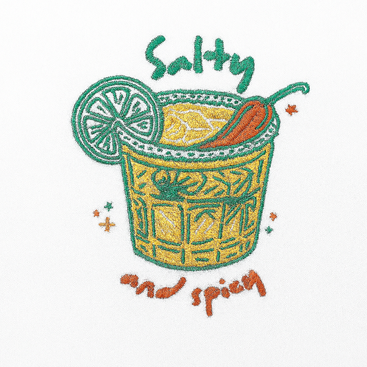 Salty Marg Embroidered Tee