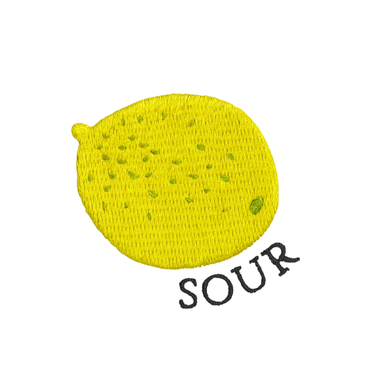 Sour Embroidered Lemon Tee