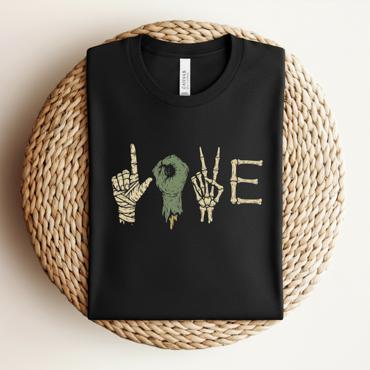 Skeleton 'LOVE' Tee