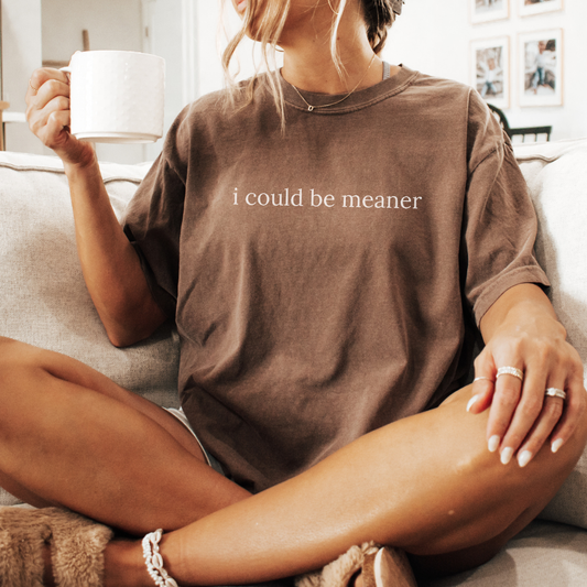 I Could Be Meaner Tee