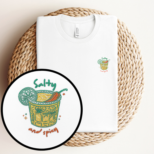 Salty Marg Embroidered Tee
