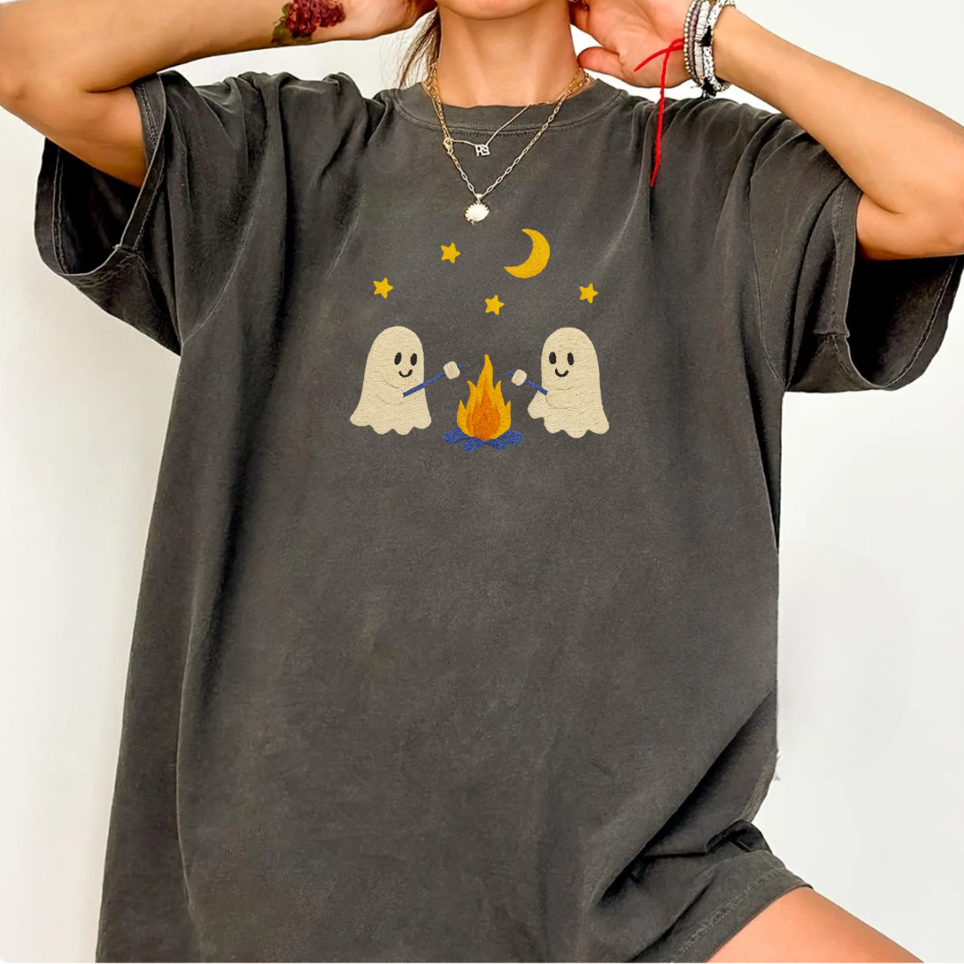 Campfire Marshmallow Ghosts Tee