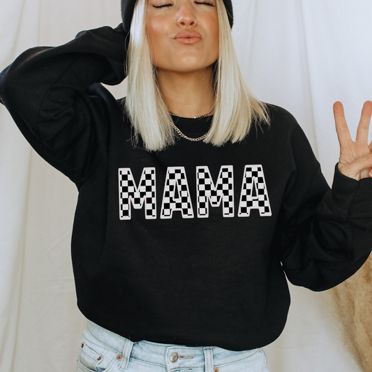 Mama Checkerboard Sweat