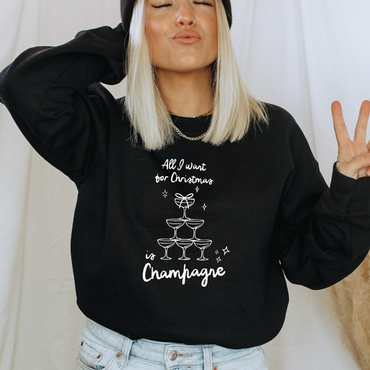 All I Want is Champagne Sweatshirt