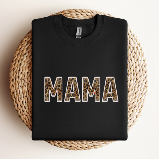 Mama Leopard Print Sweat