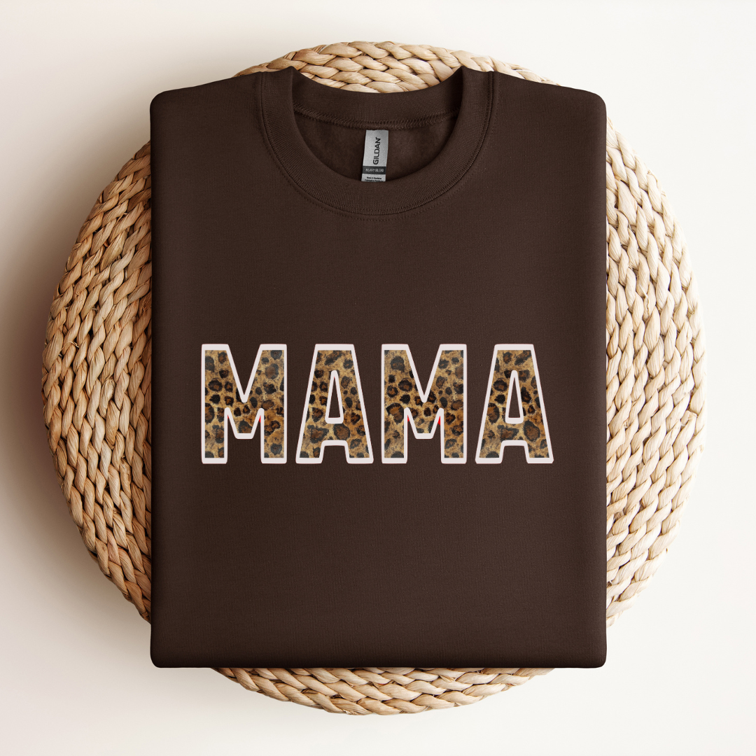 Mama Leopard Print Sweat