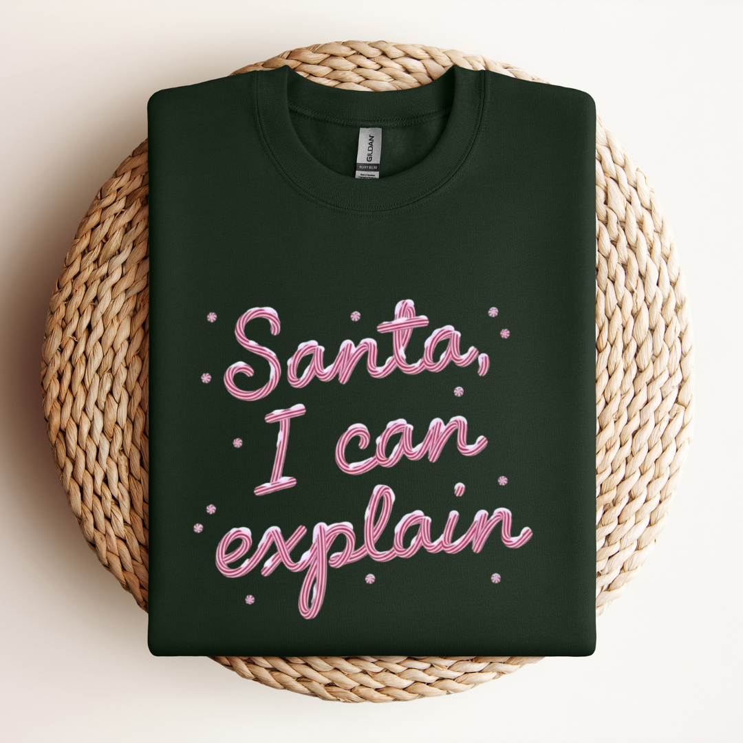Santa I Can Explain Sweatshirt