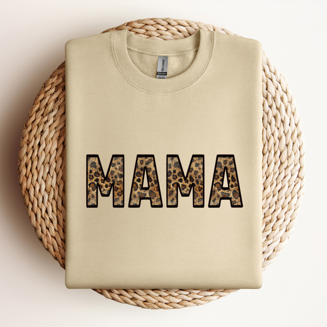 Mama Leopard Print Sweat