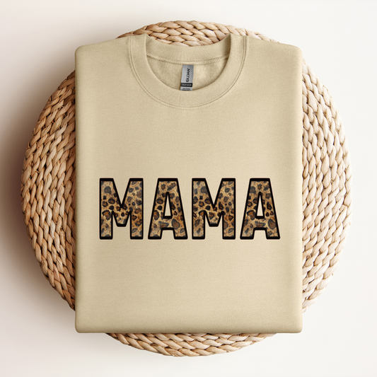 Mama Leopard Print Sweat