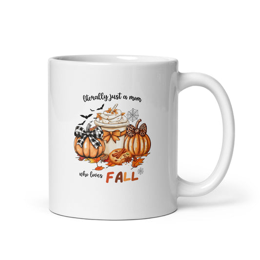 Just a Mom Who Loves Fall Mug