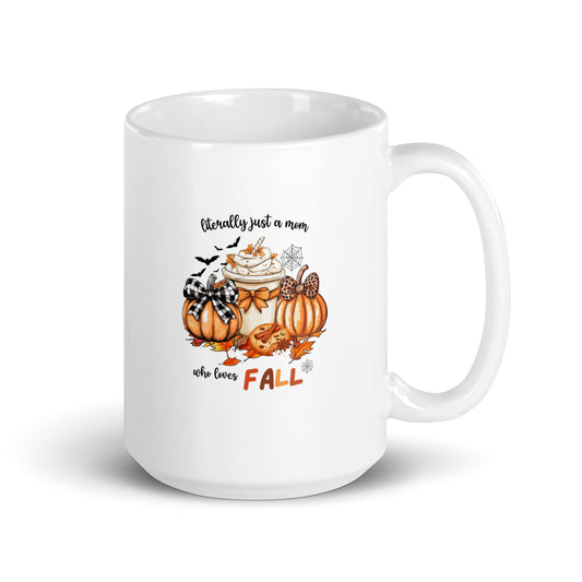 Just a Mom Who Loves Fall Mug