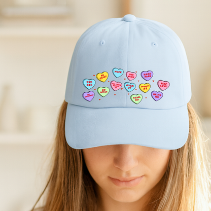 Snarky Love Hearts Cap