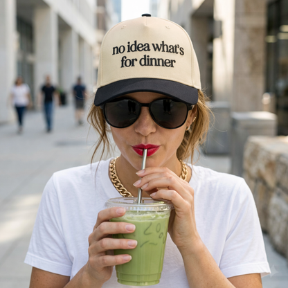 No Idea What's For Dinner Embroidered Cap