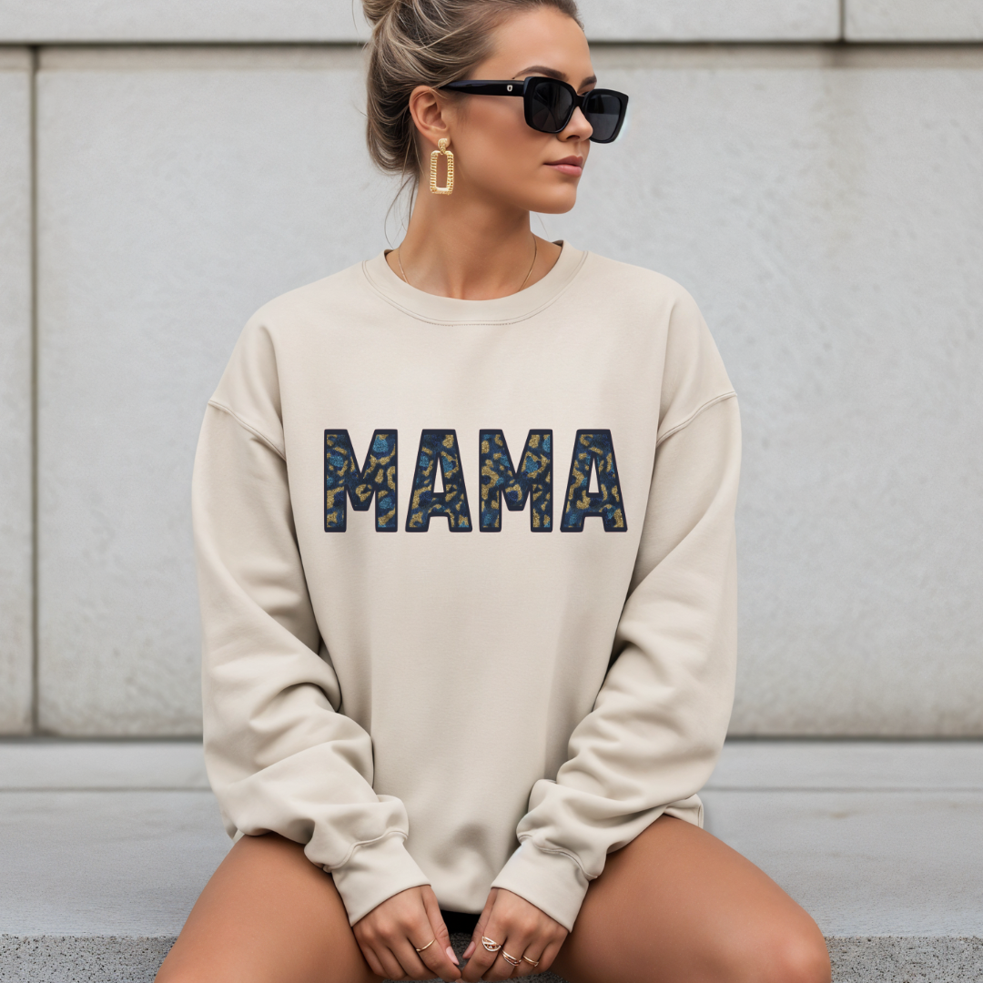 Mama Forest Leopard Sweat