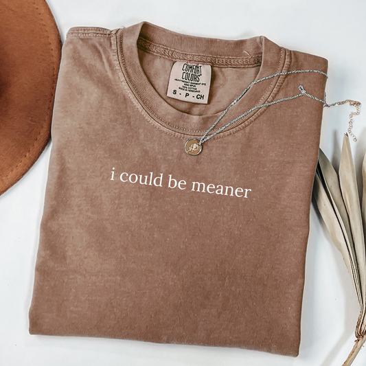 I Could Be Meaner Tee