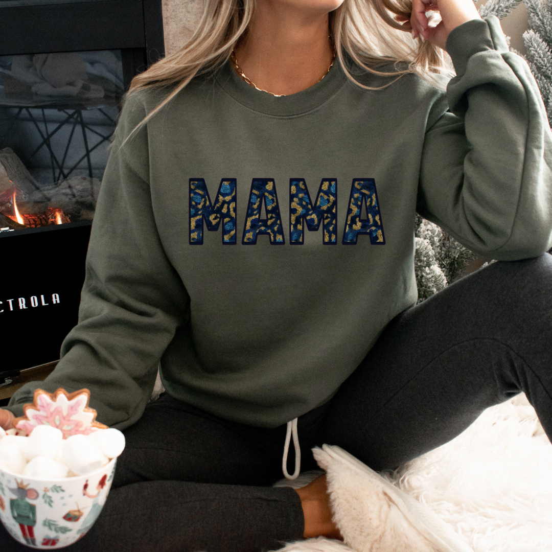 Mama Forest Leopard Sweat