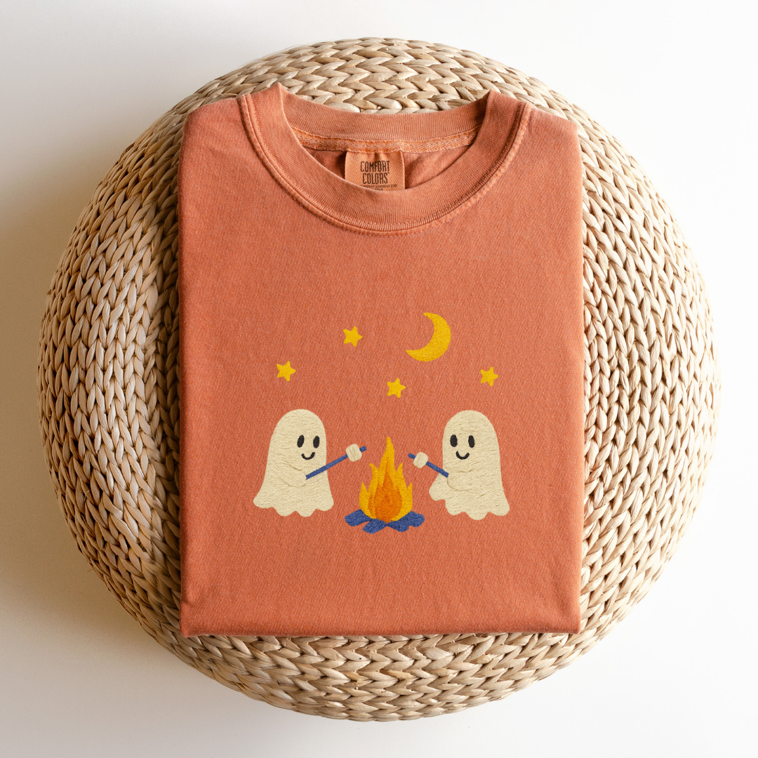 Campfire Marshmallow Ghosts Tee