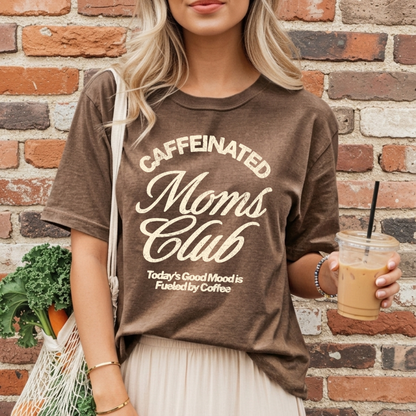 Caffeinated Moms Club Relaxed Tee
