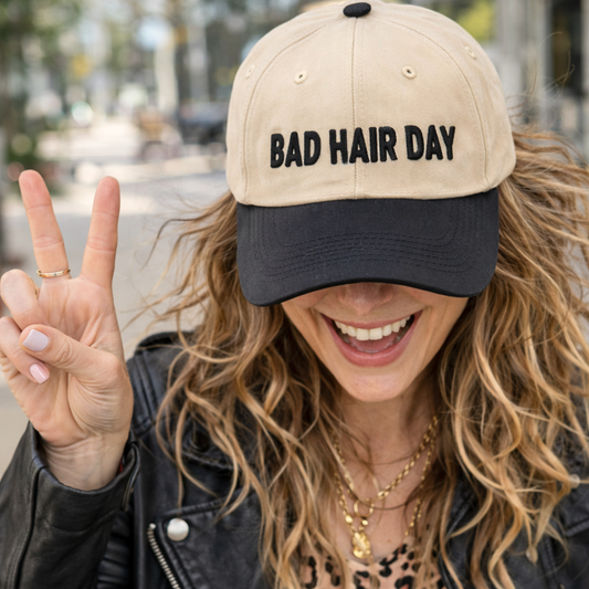 Bad Hair Day Embroidered Cap
