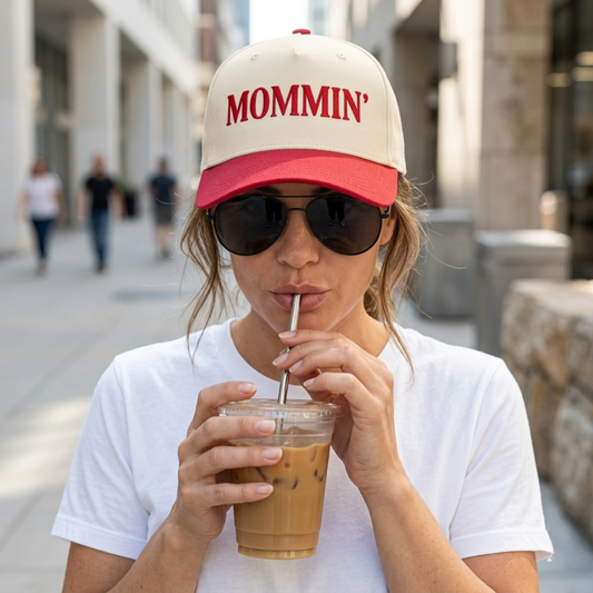 Mommin' Embroidered Cap