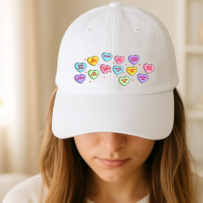Snarky Love Hearts Cap