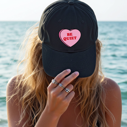 Be Quiet Love Heart Cap