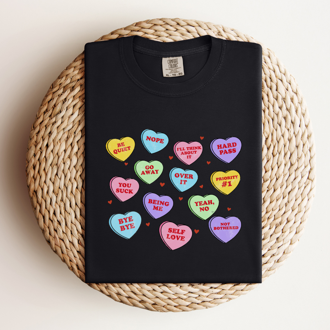 Snarky Love Hearts Tee