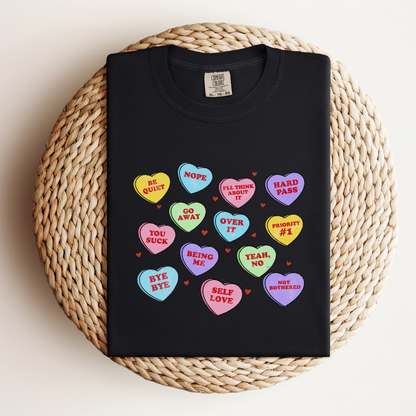 Snarky Love Hearts Tee