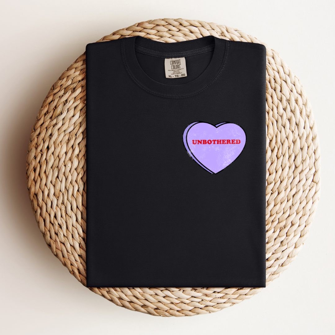 Unbothered Love Heart Tee