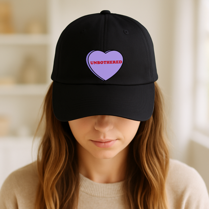 Unbothered Love Heart Cap