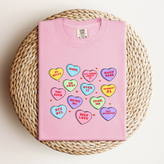 Snarky Love Hearts Tee