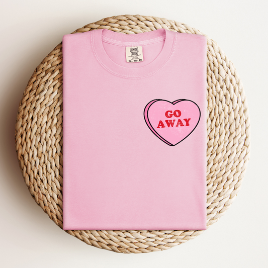 Go Away Love Heart Tee