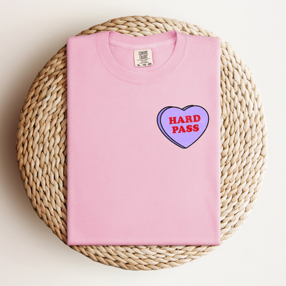 Hard Pass Love Heart Tee