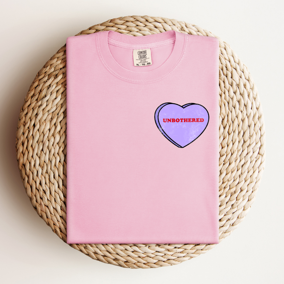 Unbothered Love Heart Tee