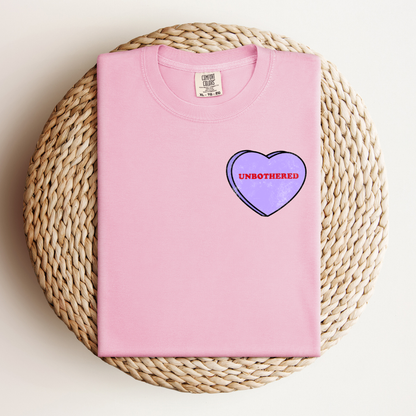 Unbothered Love Heart Tee