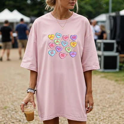 Snarky Love Hearts Tee