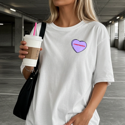 Unbothered Love Heart Tee