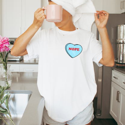 Nope Love Heart Tee