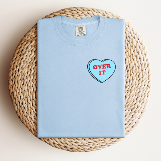 Over It Love Heart Tee