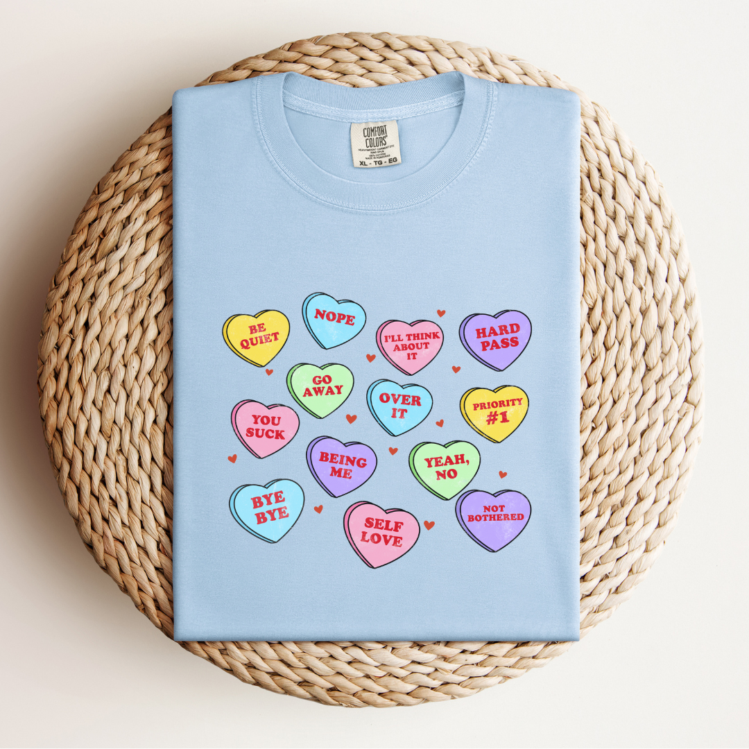 Snarky Love Hearts Tee