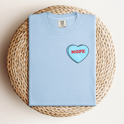 Nope Love Heart Tee