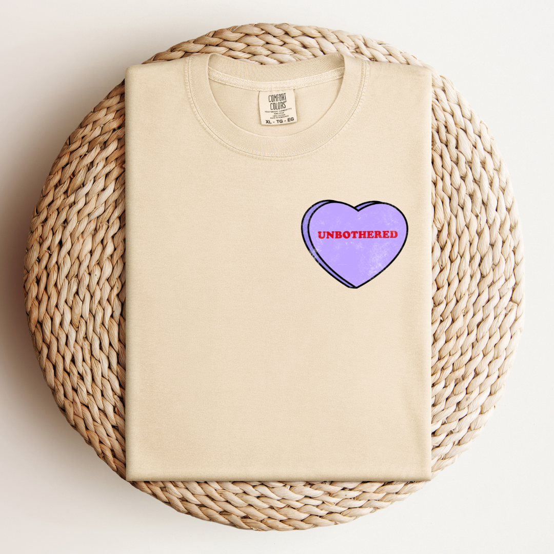 Unbothered Love Heart Tee