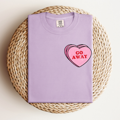 Go Away Love Heart Tee