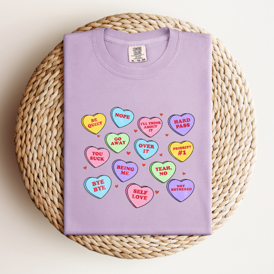 Snarky Love Hearts Tee