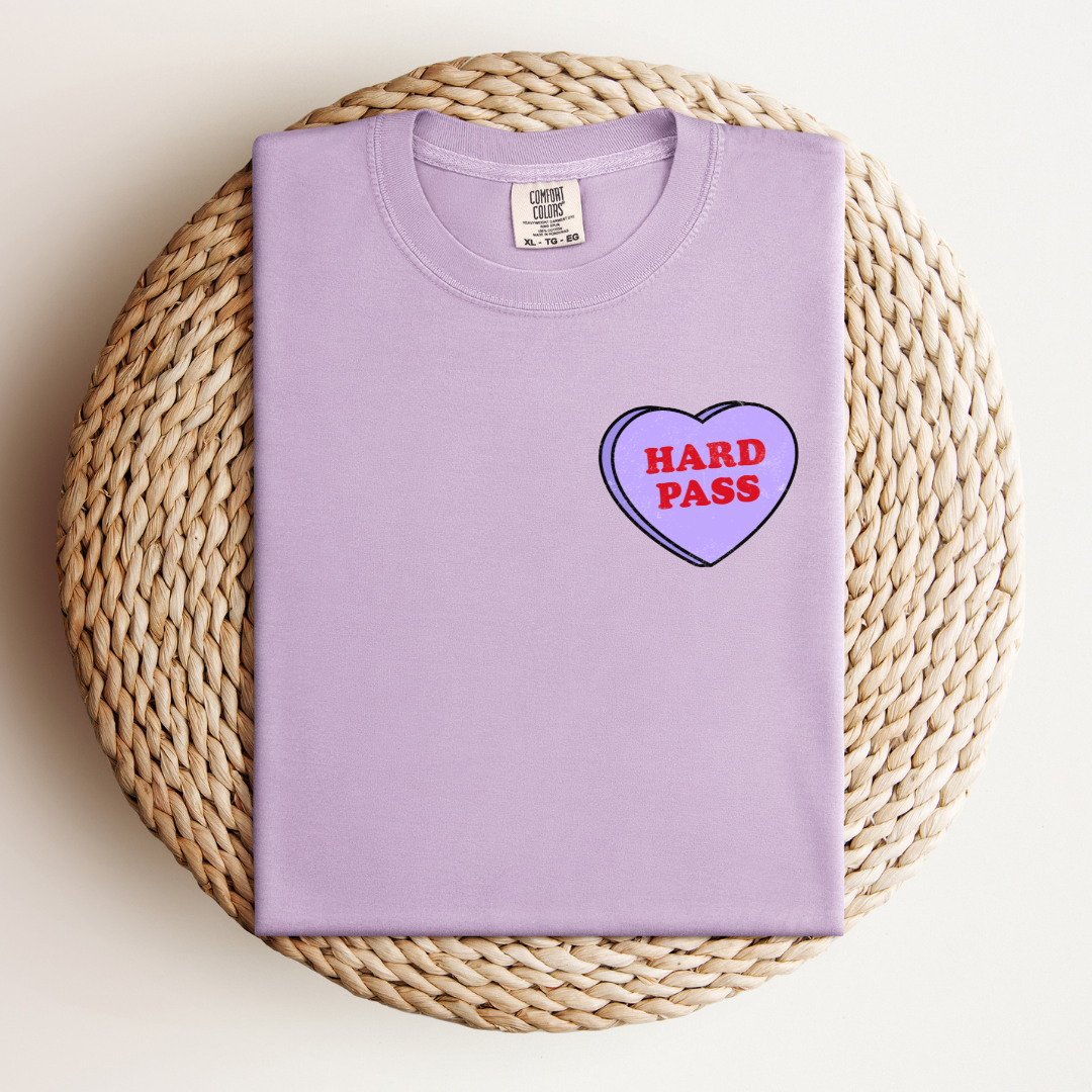 Hard Pass Love Heart Tee