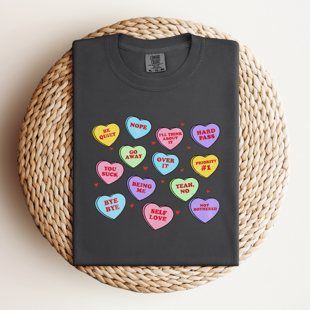 Snarky Love Hearts Tee