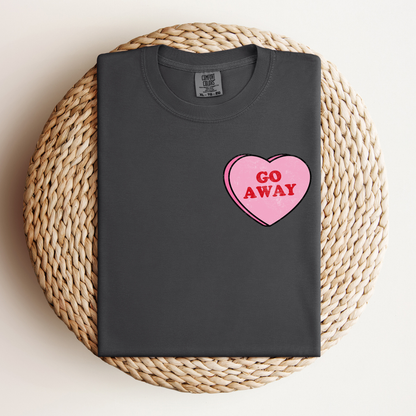 Go Away Love Heart Tee