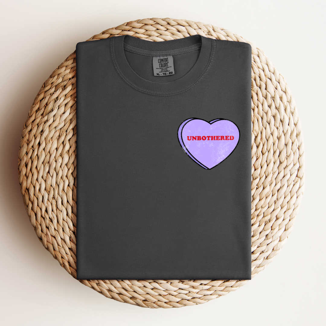 Unbothered Love Heart Tee