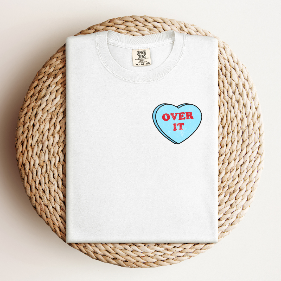 Over It Love Heart Tee