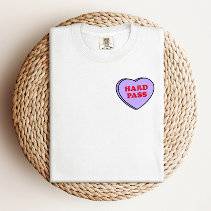 Hard Pass Love Heart Tee